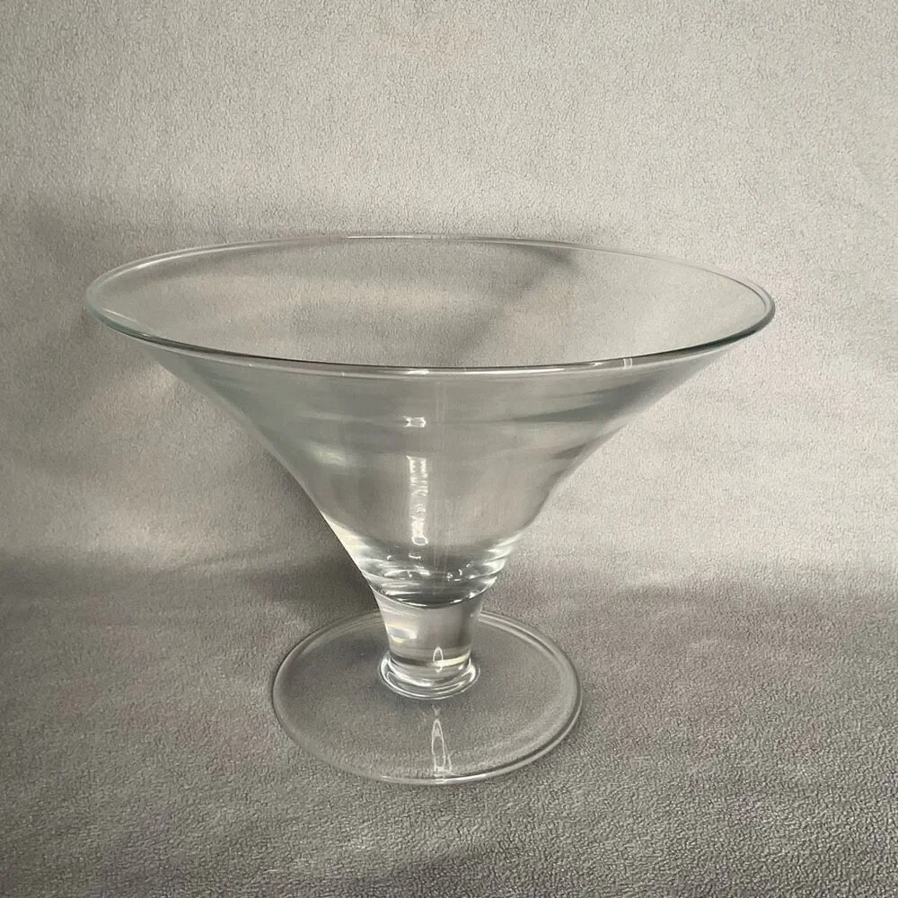 Southern Living at HOME Hand Blown Celebration Glass Bowl Serving Or Decor 7,6”